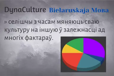 白俄罗斯语.动态文化
