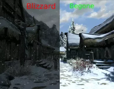 冬堡暴雪消散