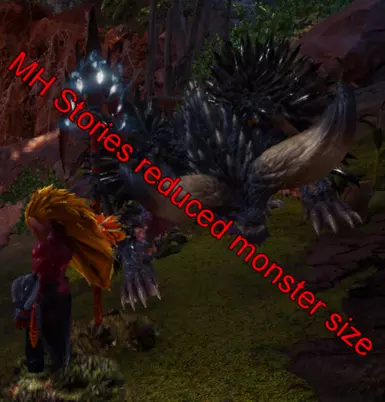MHWStories 怪物体型缩小