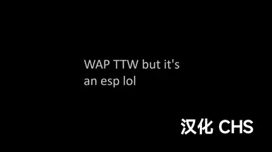 WAP TTW兼容性补丁 - 2024年中文版