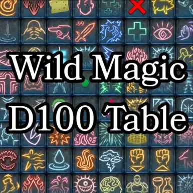狂野魔法D100表格中文版