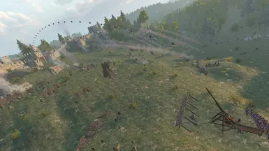 远程攻城投射物弹道