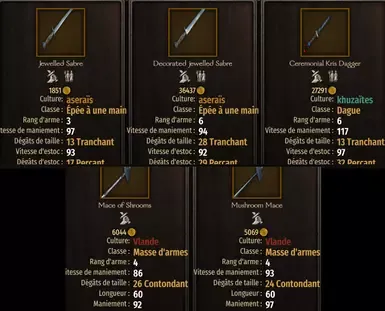 Excalibutter的制造部件与武器 RBM
