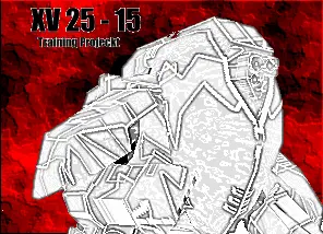 40k 钛族 XV15 XV25 幽灵隐形战斗服 改进版贴图
