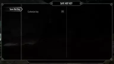 SaveHotkey SSE - SKSE 存档快捷键模组
