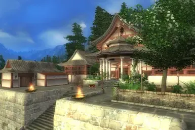 迪贝拉神庙和柳树湖村