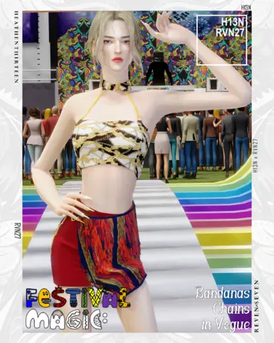 1
Halter Chain Crop Top