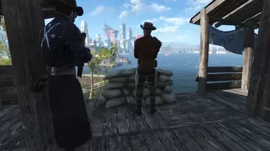 沙袋防御墙