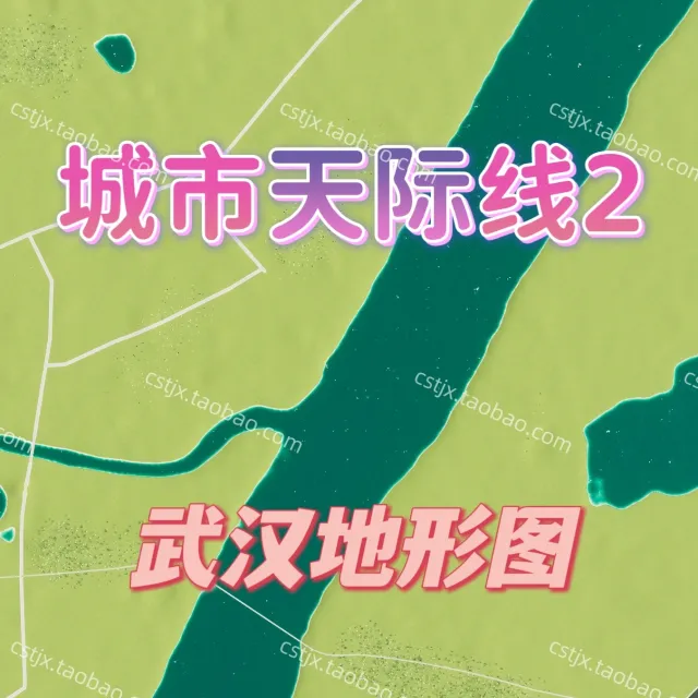 城市都市天际线2武汉地图