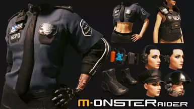 MONSTERaider - NCPD套装档案XL