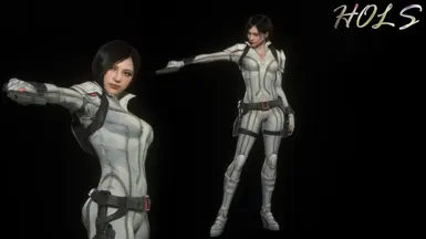 艾达·黑寡妇 白色套装