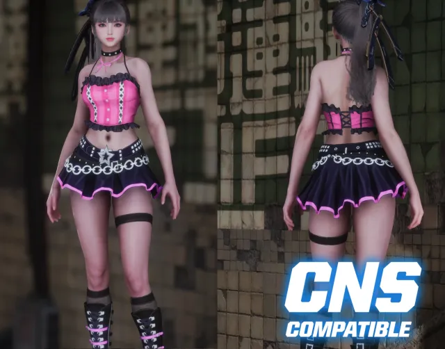 (CNS)粉色太妹服装
