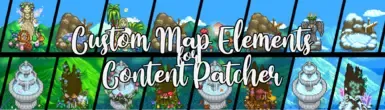 蒲公英子为Content Patcher制作的自定义地图元素