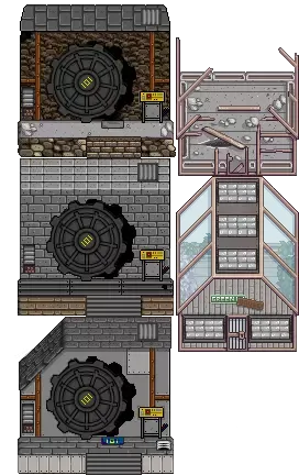 辐射谷建筑