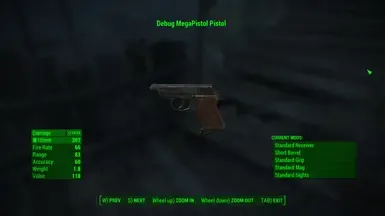 调试《辐射4》中的MegaPistol