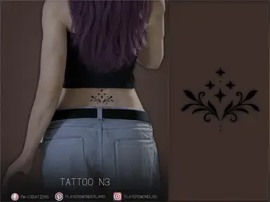 花卉纹身 N3