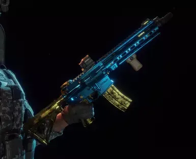 金蓝 HK416 皮肤