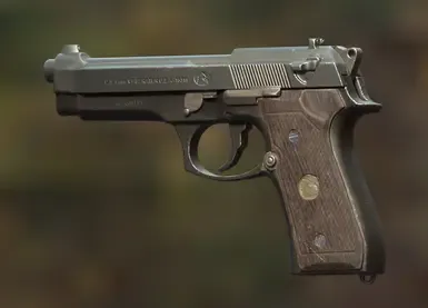 M92FS 重新贴皮 胡桃木握把（已过时）