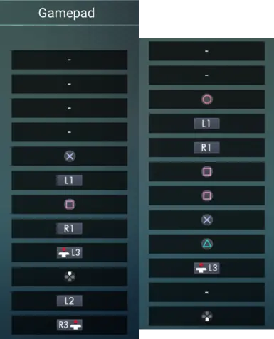 DUALSHOCK 按钮替换为 XBOX 版