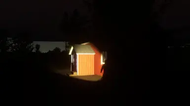 为泰莫的自行车装上车灯