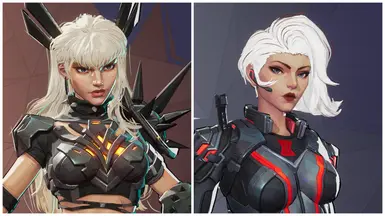 黑寡妇与秘客的白发造型