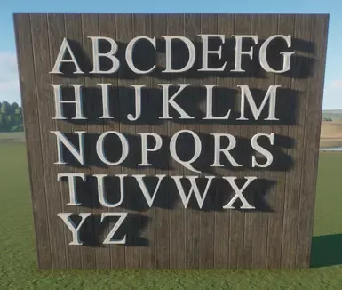 3D 字母替换器 - Times New Roman 字体(适用于 1.6 版本更新)