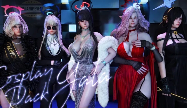 (3BA) Cosplay Pack Gala服装