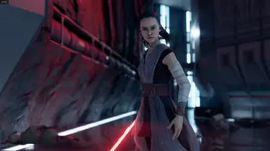 TLJ 蕾伊手持凯洛的光剑