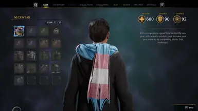 跨性别旗帜围巾