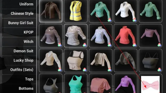 解锁所有服装模组