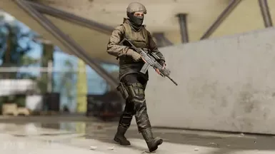 哨兵NPC深色牛仔裤