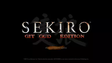 Sekiro 主菜单