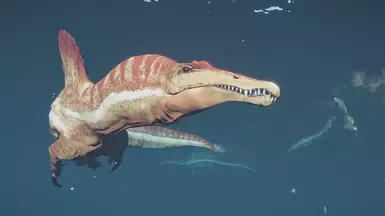 泻湖中的棘龙