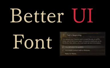 Better UI - 字体