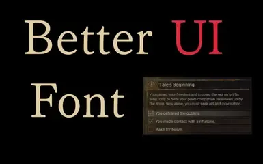 Better UI - 字体
