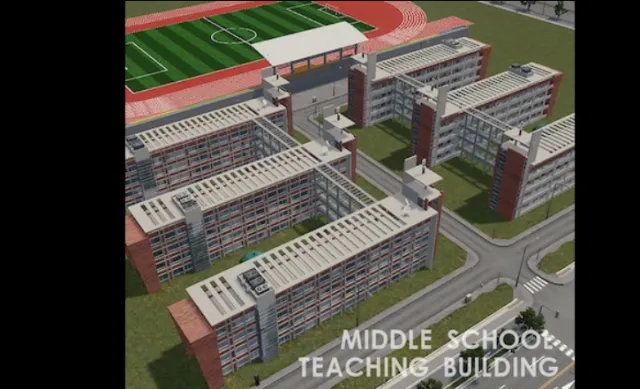 中式初高中学校