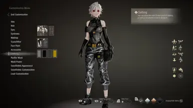 玩家可用的艾米丽服装