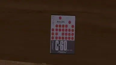 适用于盒式磁带的真实盒式磁带标签模组(Philips C-60)