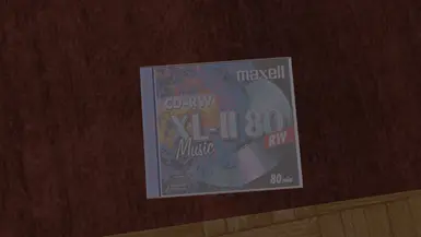 真正的CD和封面（Maxell CD-RW）