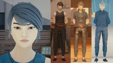 穿着原装服装的可爱女主角