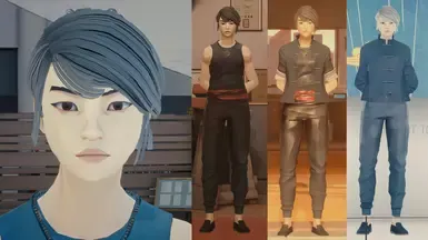 穿着原装服装的可爱女主角