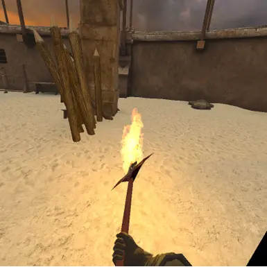 Pyre. the Enkindler (staff sword)