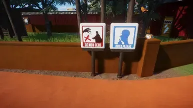 English Security Sign