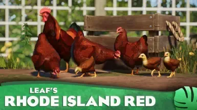 Rhode Island Red Chicken - New Domestic Species (1.17)