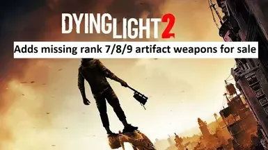 缺失的 7-8-9 级近战武器和弓类神器 出售给商人