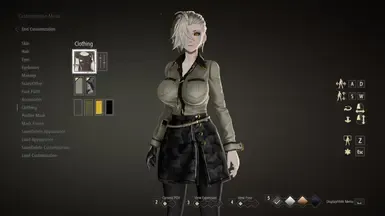 可玩角色凯伦的服装(丰满版)