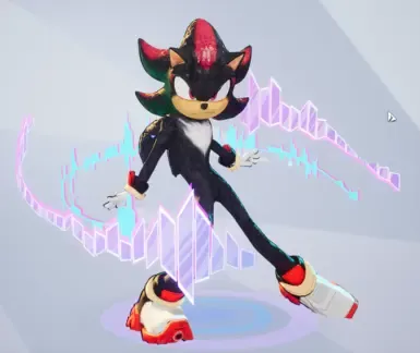 Shadow The Hedgehog over Luna Snow