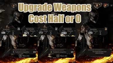 升级武器成本减半或免费(2个版本)