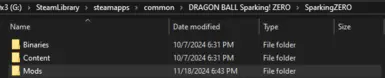 SparkingZERO Mod Loader