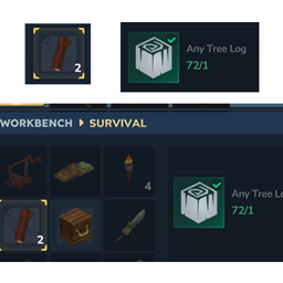 a 1Log 2sticks